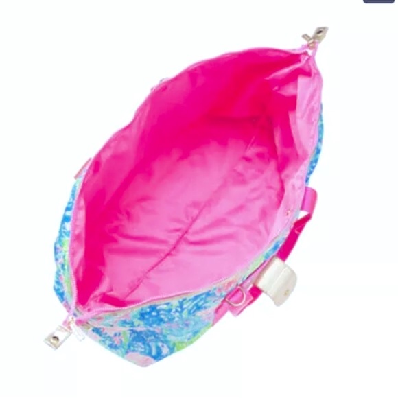 NEW 👀LILLY PULITZER FISHED MY WISH CARRY-ON DUFFLE 6 PC SET BACKPACK & MORE 👀 - Picture 11 of 12